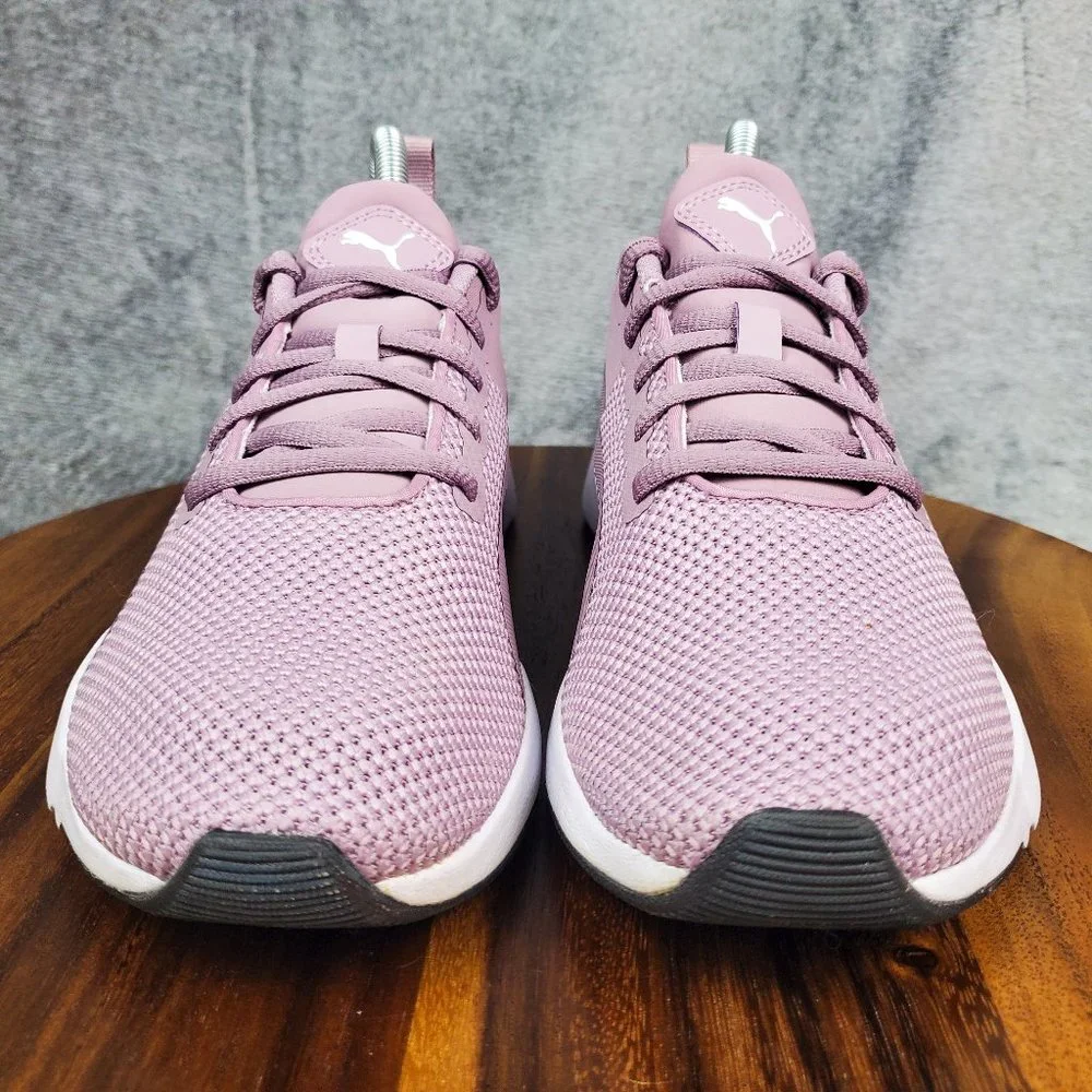 Puma Shoes Men's 6.5 Purple Flyer Runner Athletic Low Top Running Sneakers